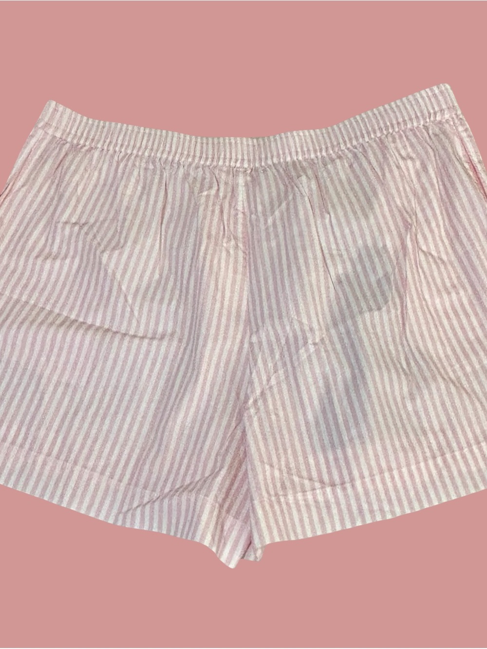 New w/ Tags– in soft, lightweight cotton pink & white boxers w/ a dog w/ Flowers - Picture 6 of 13